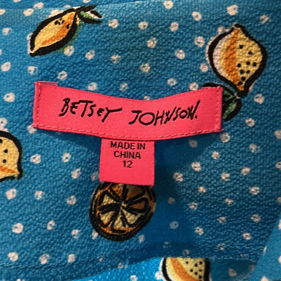 Betsy Johnson Lovely Lemon Dress - Size 12 - Picture 3 of 12